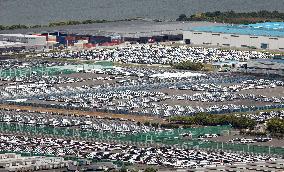 Distant view of Nissan Motor Kyushu Plant